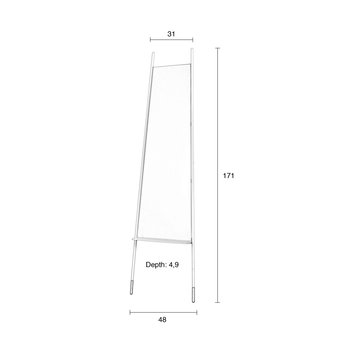 Zuiver Leaning Modern & Contemporary Full Length Mirror Wayfair